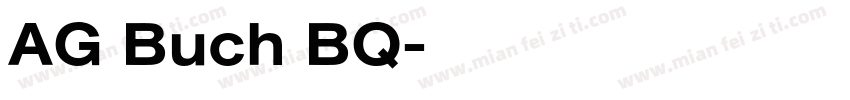 AG Buch BQ字体转换